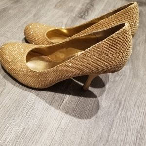 Gold heels